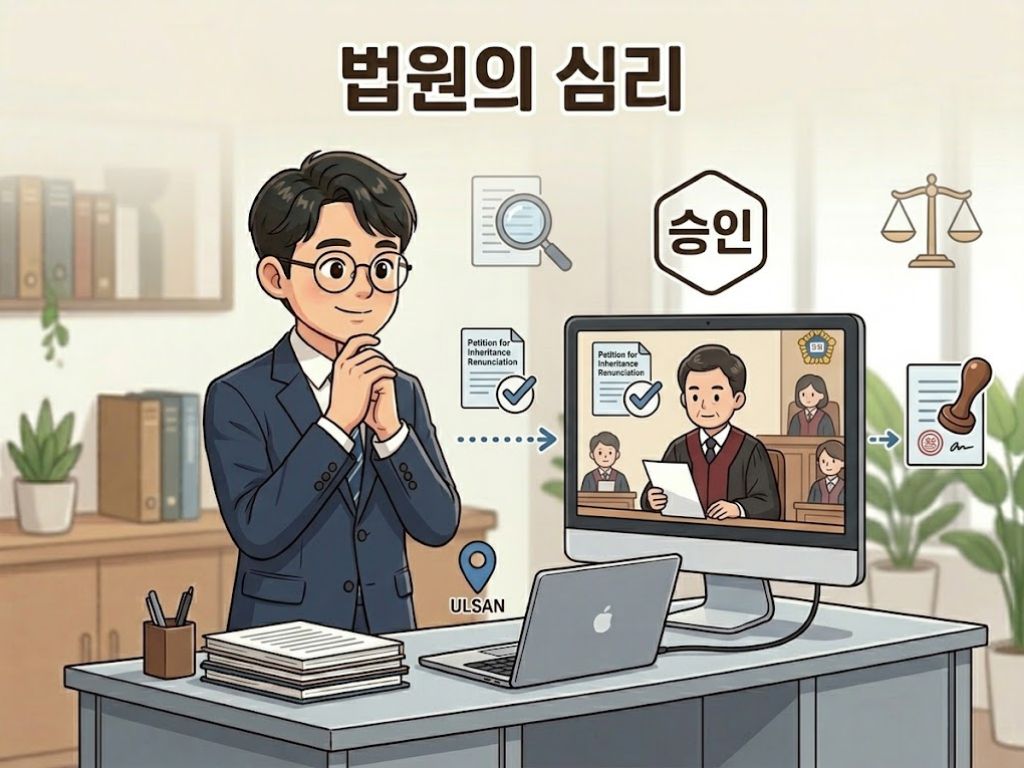 법원의 심리 및 보정명령 대응 설명 이미지