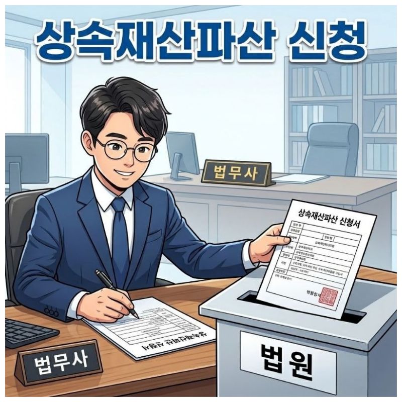 회생법원에 상속재산파산 신청 설명 이미지