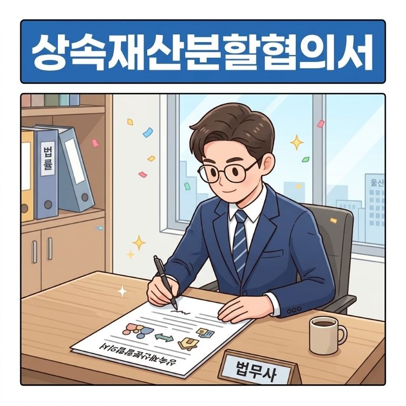 상속재산분할협의서 작성 설명 이미지