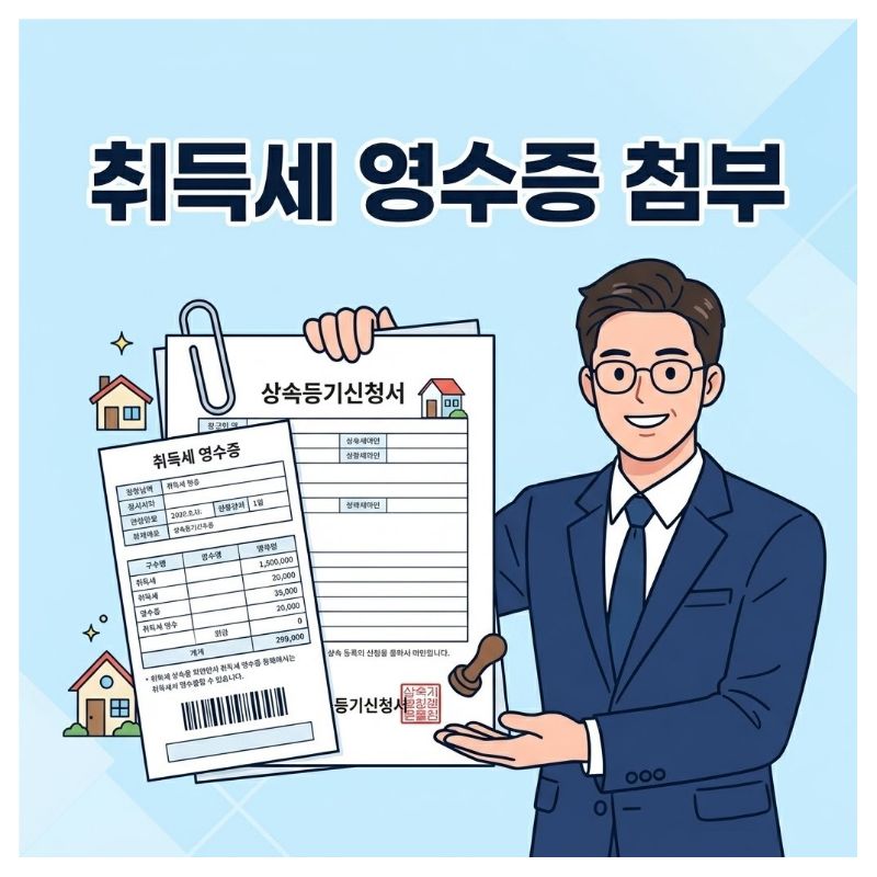 취득세 납부서 발급 및 세액 납부 완료 설명 이미지