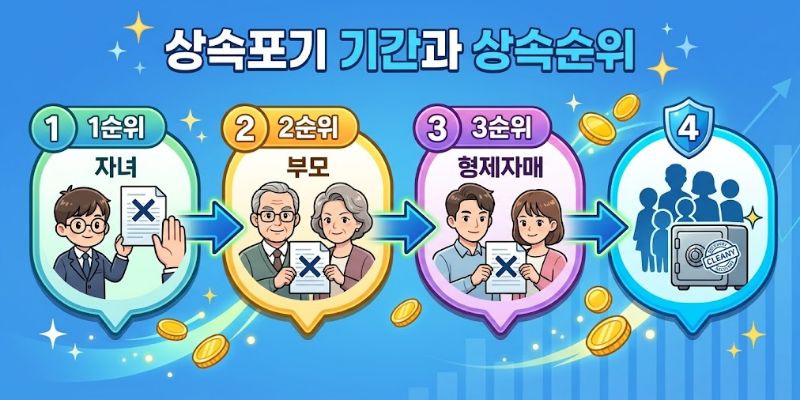상속포기 기간과 상속순위