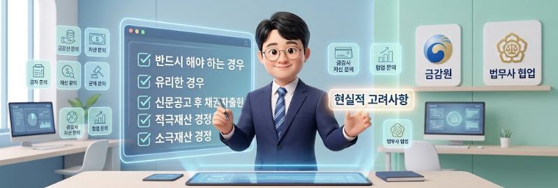 상속재산목록 경정신청 시 현실적인 고려사항