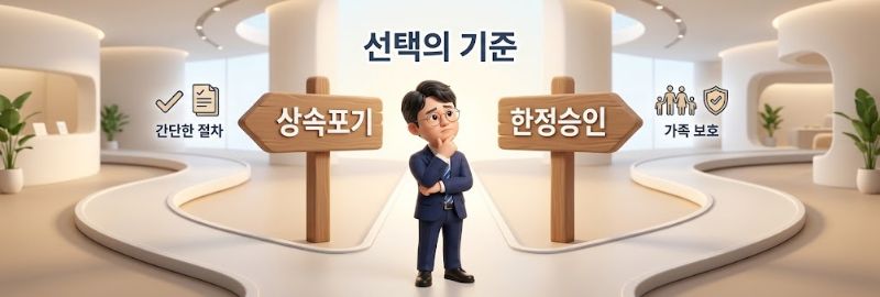 상속포기 또는 한정승인, 어떤 기준으로 선택해야 할까?
