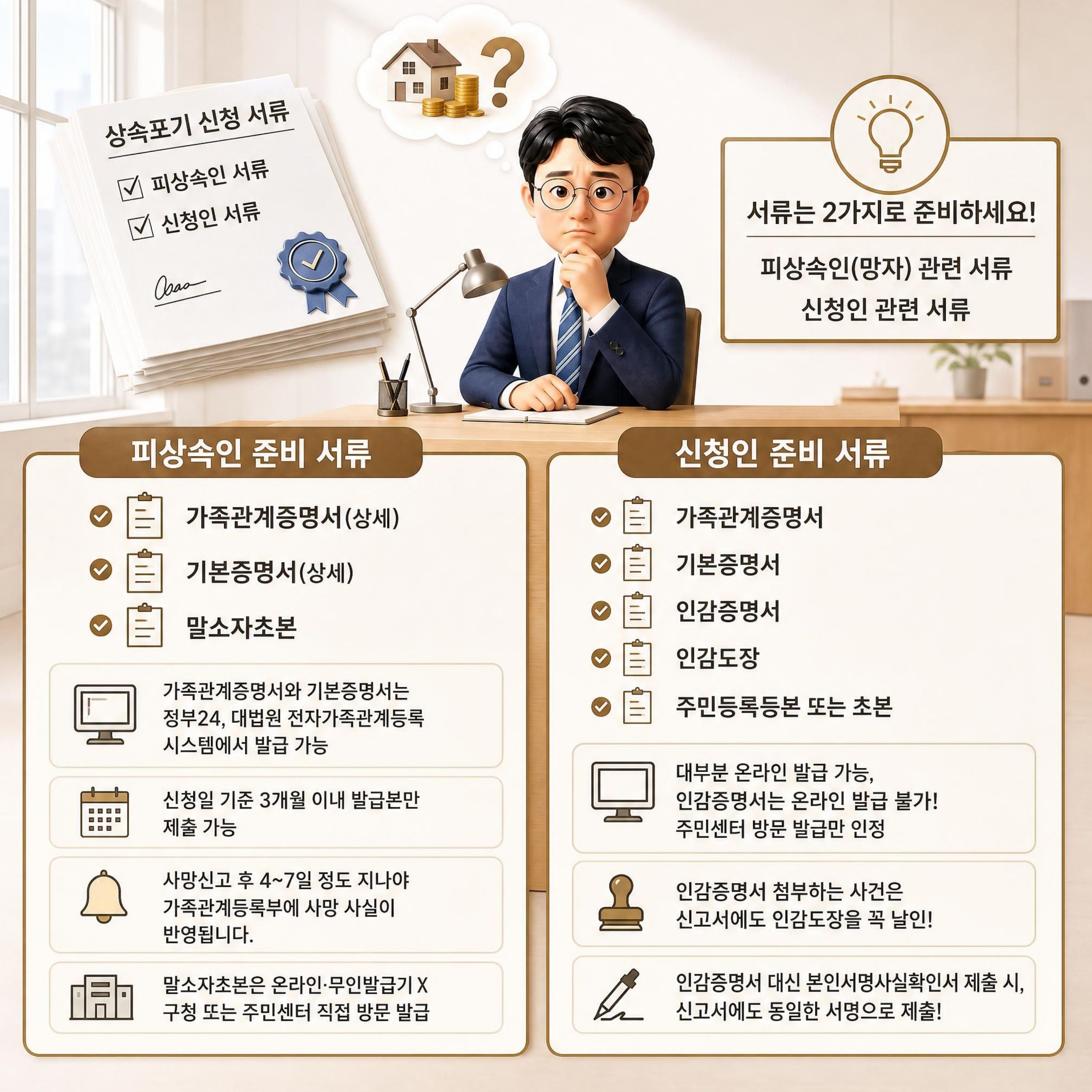 상속포기 필요 서류