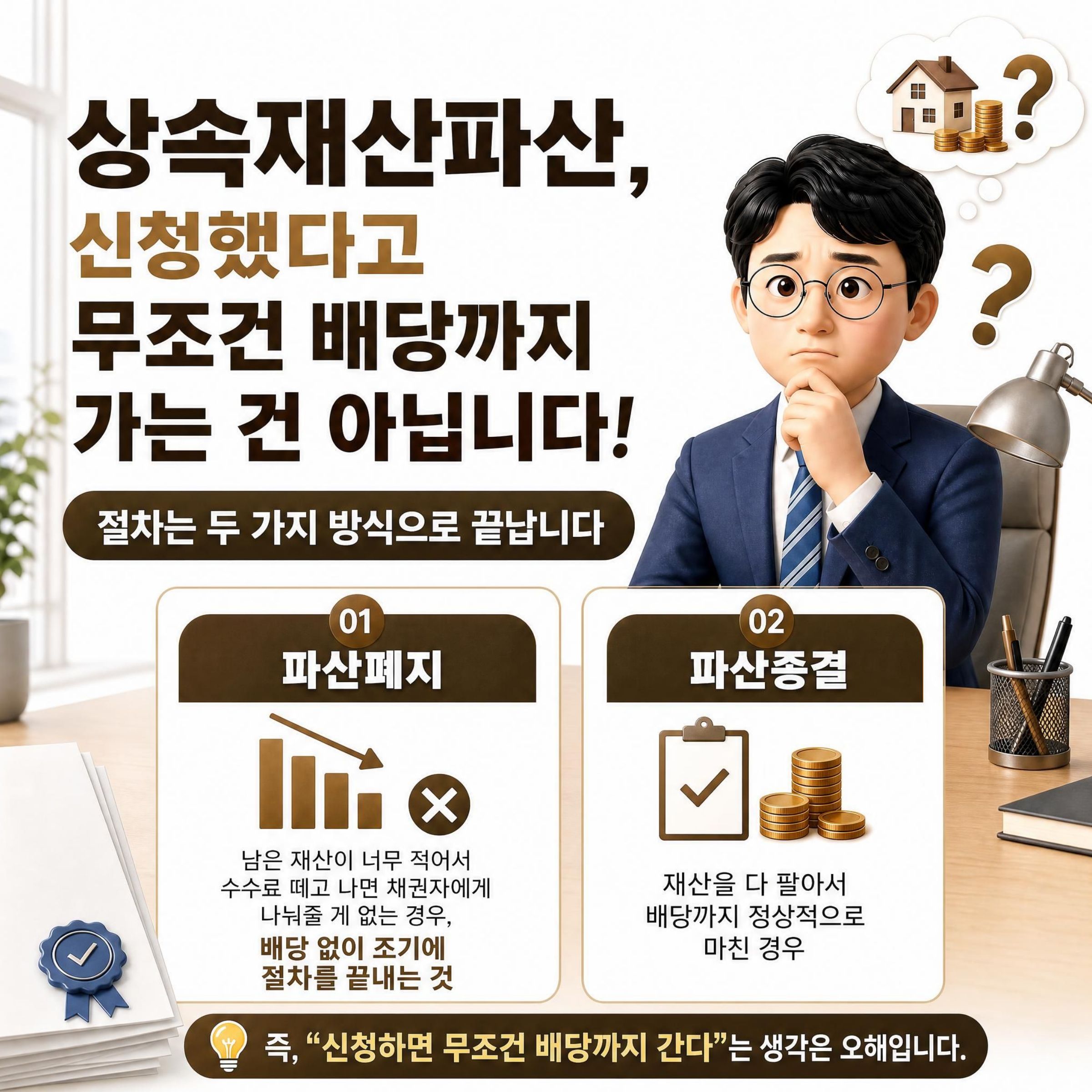 상속재산파산폐지와 종결