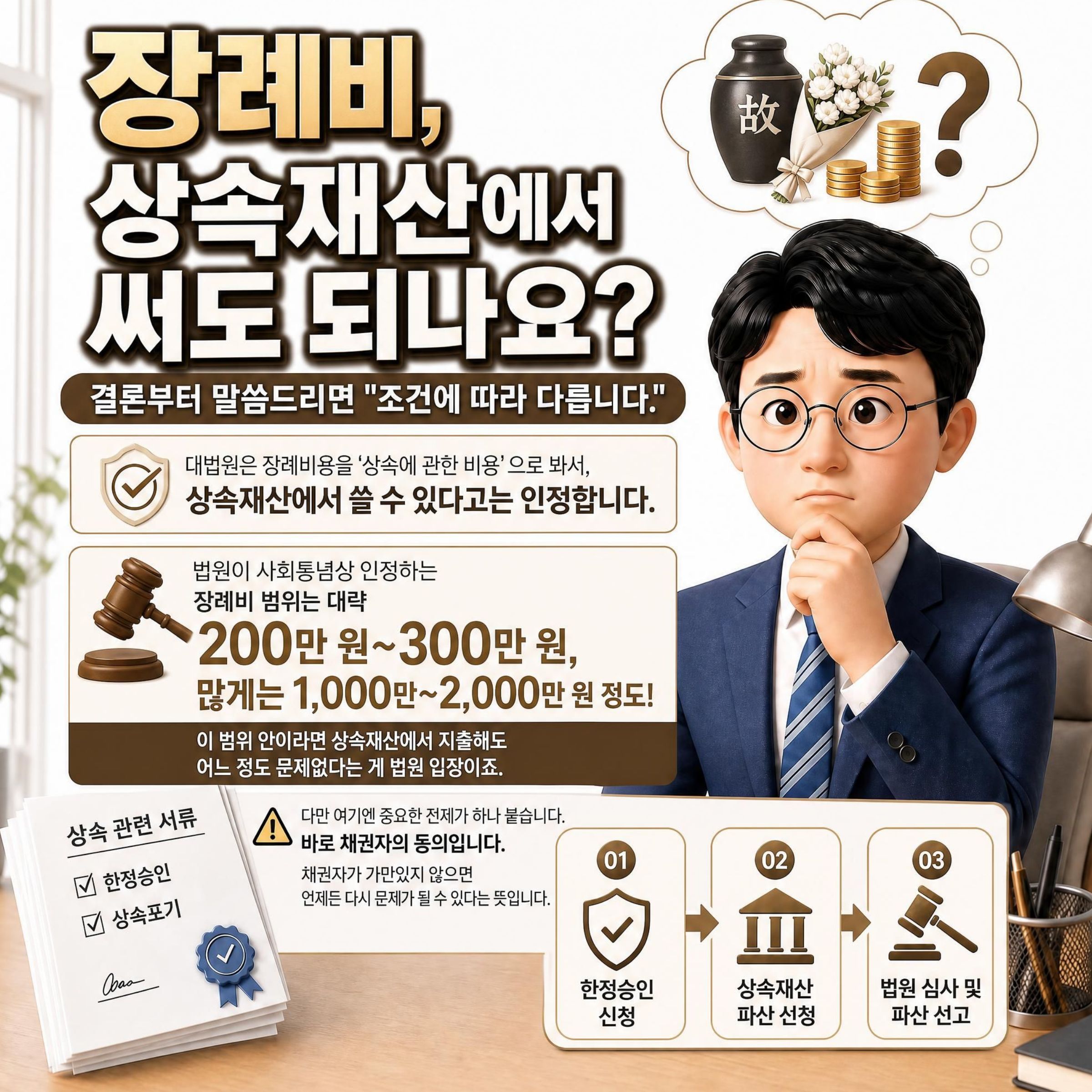 상속포기 한정승인 장례비
