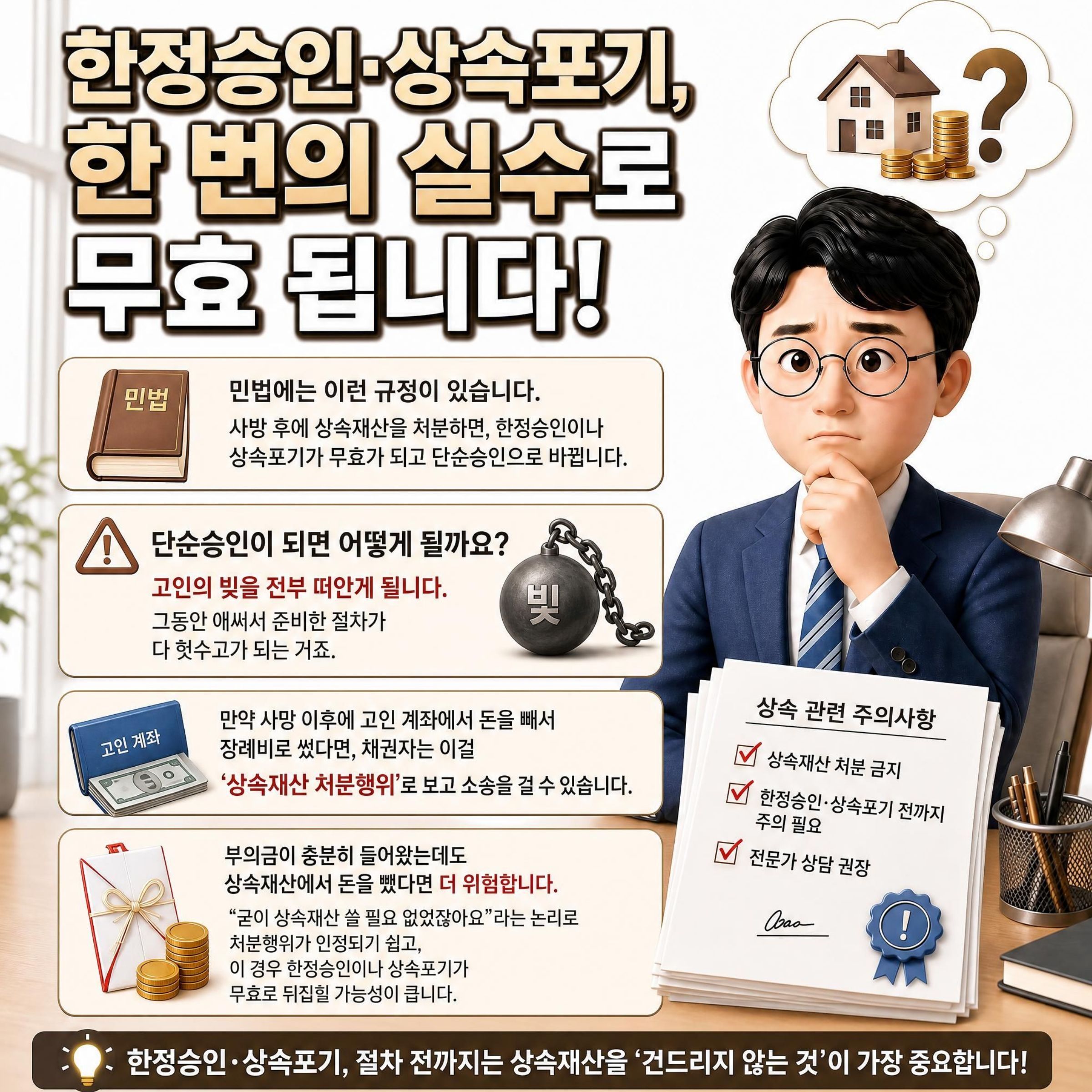 한정승인 상속포기 단순승인